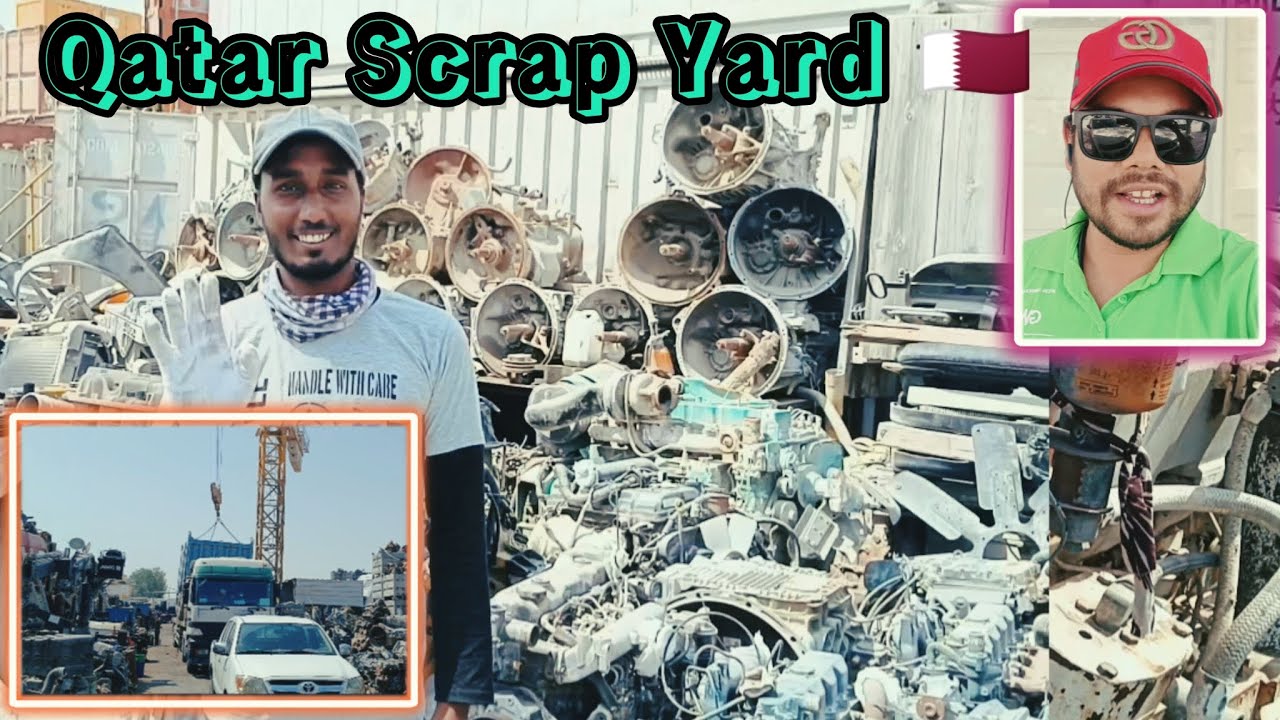 Doha Qatar Scrap Yard (MaharaaZ Vlog 2023) 🇶🇦🇳🇵