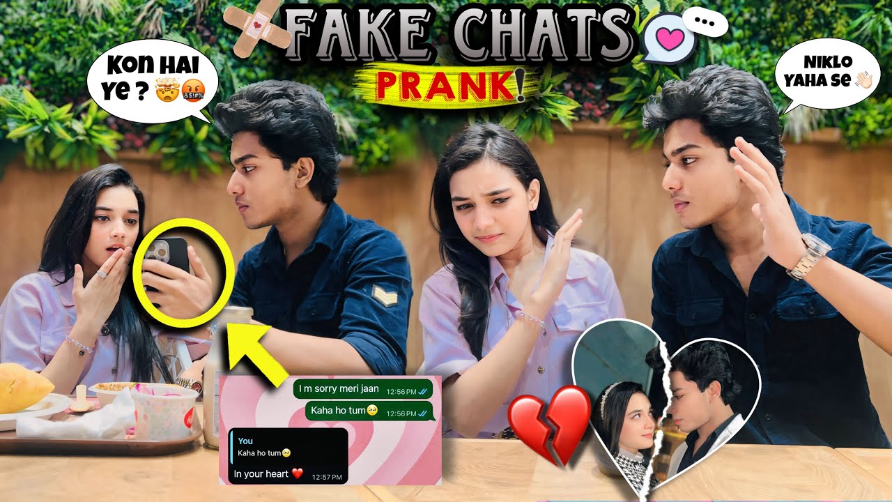 Ex-Bf Fake Chats Prank On Him💗| Prank Gone Wrong 😣| Suhaan Slap’s Me Today !