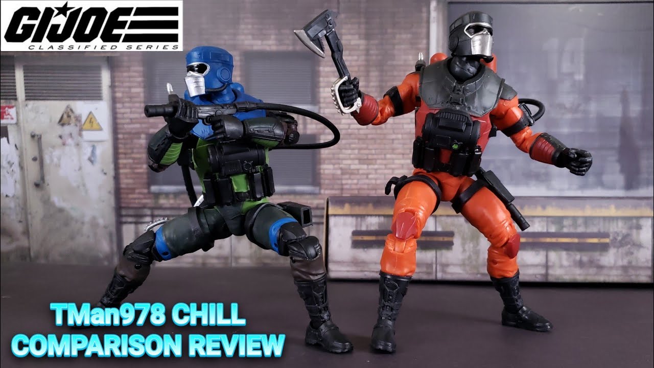 GIJOE Classified Series #58 & #32 Gabriel Barbecue Kelly CHILL COMPARISON REVIEW