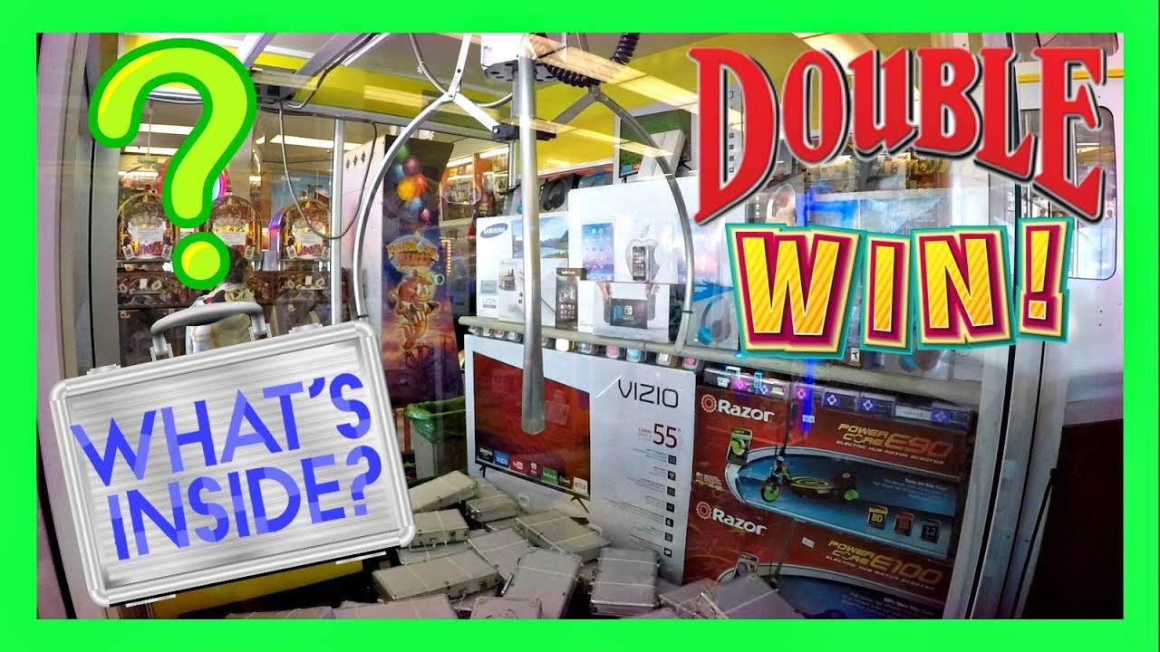 FATHER & SON MYSTERY CASE WINS AT THE BIG ONE MACHINE!!