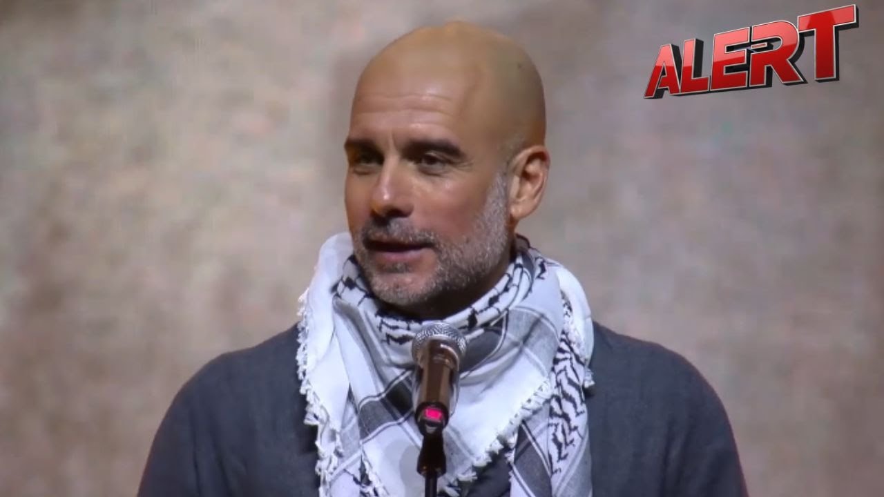 Man City Manager Guardiola Says World Has 'Left Gazans Alone' At Barcelona Event | ALERT News