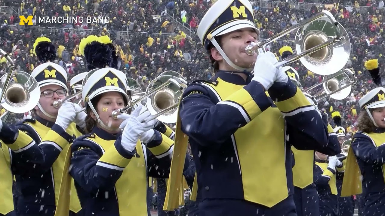 "El Toro" (MC) - Michigan vs Ohio State - Nov. 27, 2021 - Michigan Marching Band