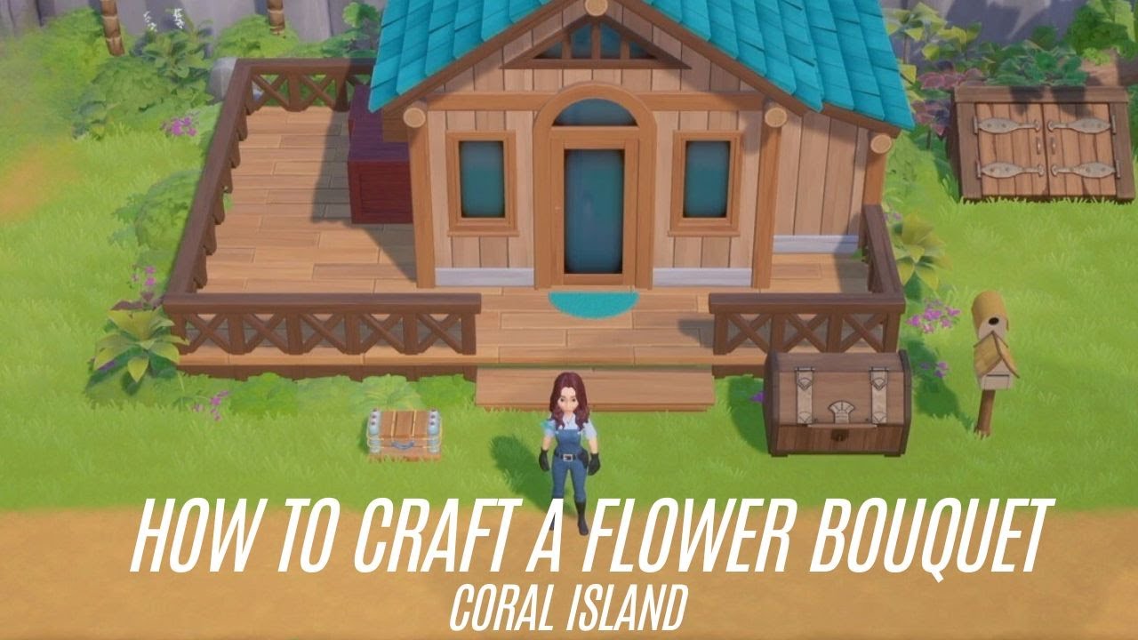 How to Craft a Flower Bouquet in Coral Island