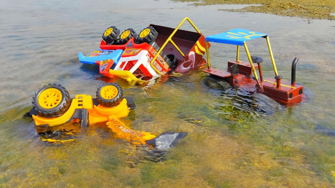 JCB Truck and Tractor One by One Loaded Ride Accident