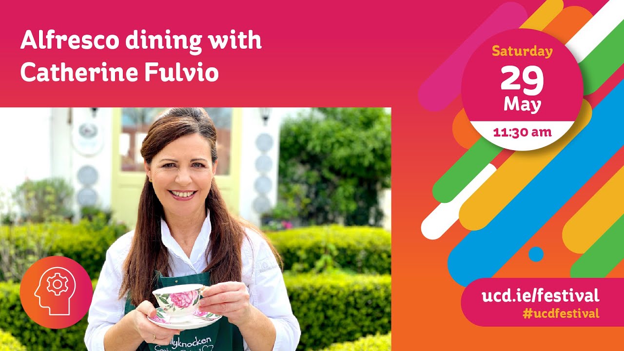 Alfresco dining with Catherine Fulvio: A taste of summer brought to you by the UCD University Club