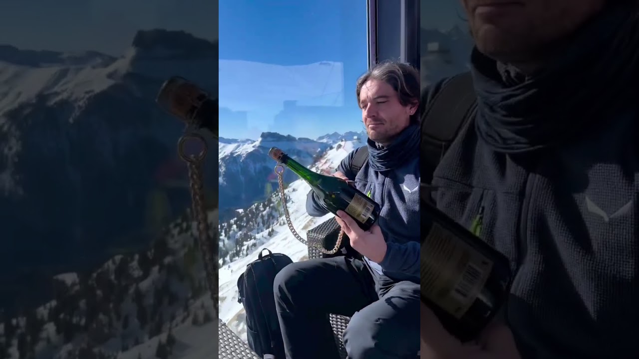Sabrage gone wrong 🍾💨#fail #champagne