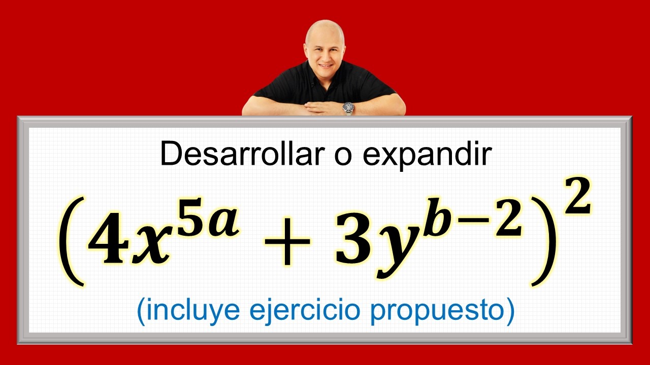 Productos notables: binomio al cuadrado | Ej. 6 #julioprofe
