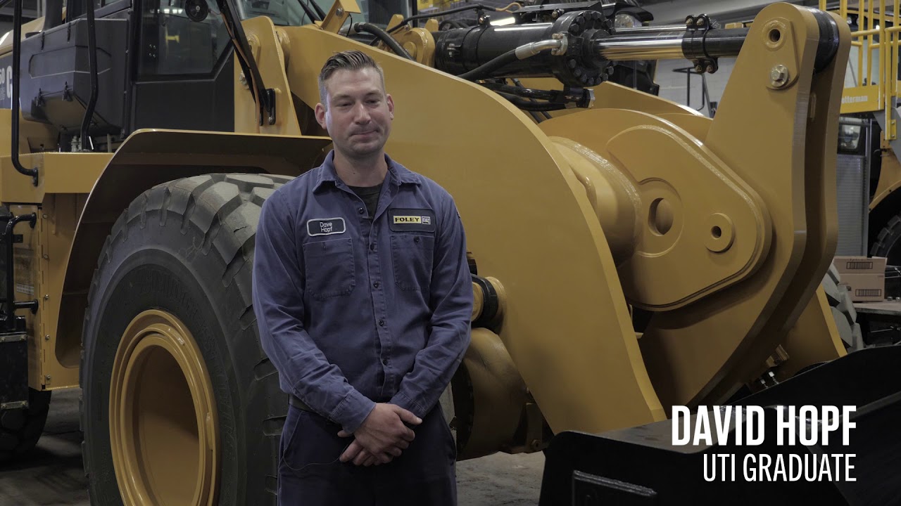 David Hopf, Foley Caterpillar Diesel Technician, Talks UTI Education | UTI