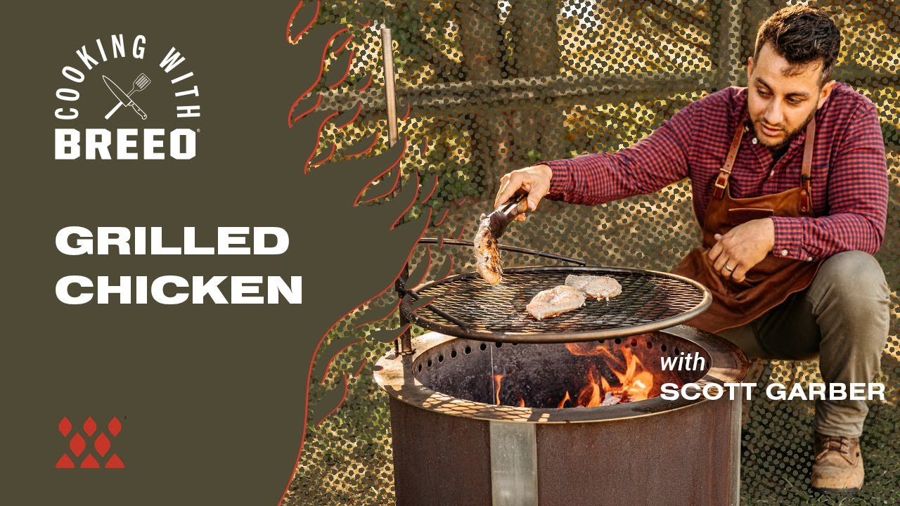 Juicy Grilled Chicken Over the Fire | Cooking with Breeo
