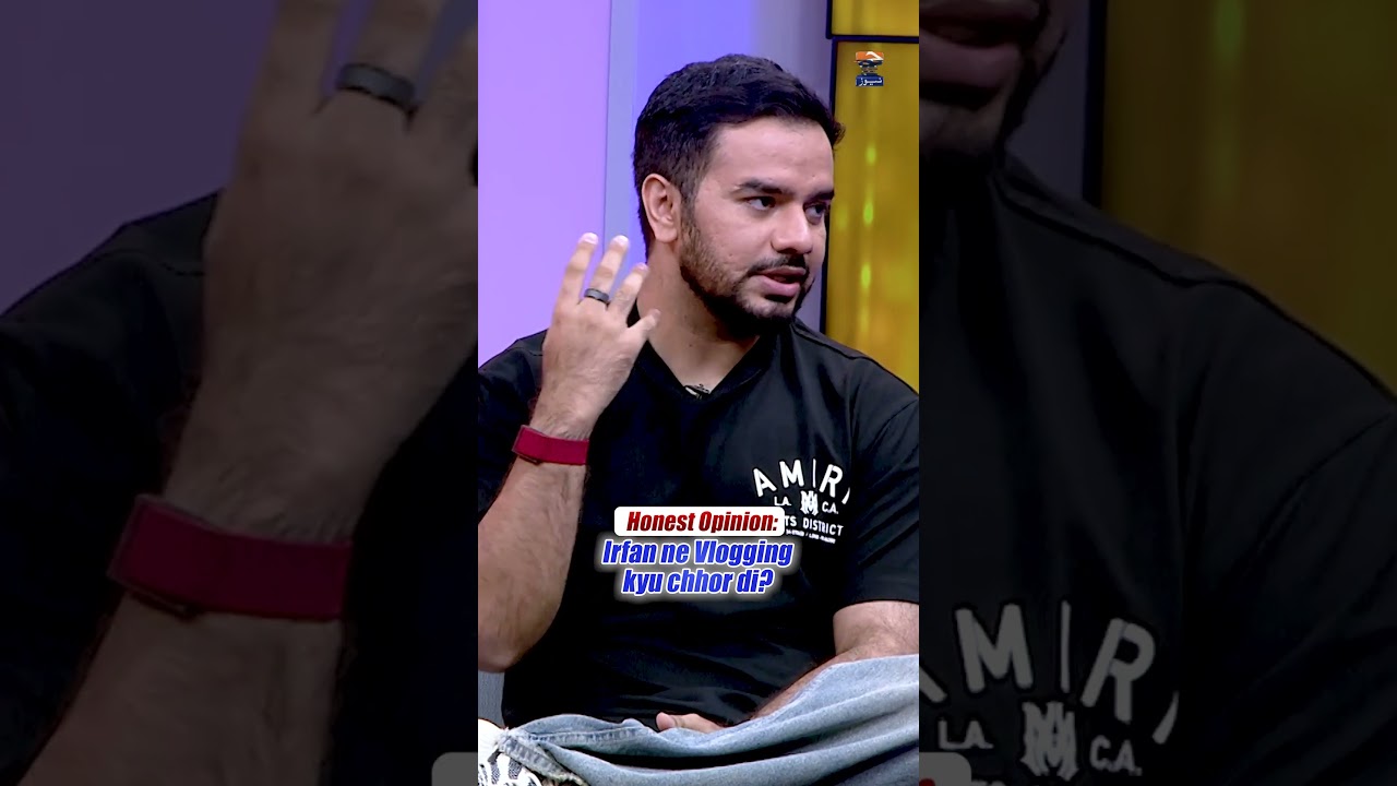 Why Irfan Junejo left Vlogging? | #irfanjunejo #tabishhashmi #hasnamanahai #shorts