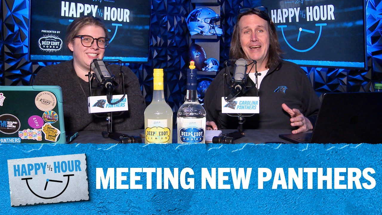 Meeting New Panthers | Happy Half Hour Ep. 198 | Carolina Panthers