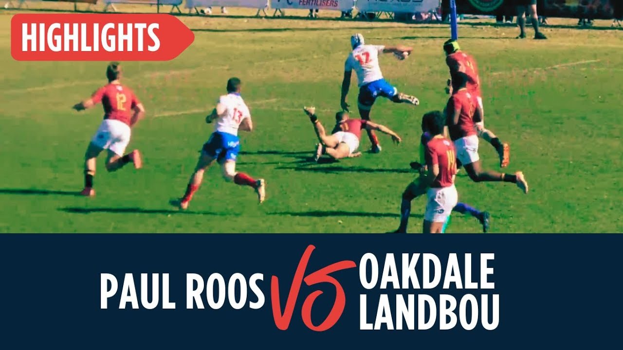 Rugby - Paul Roos vs Oakdale Landbou - 2 August 2025