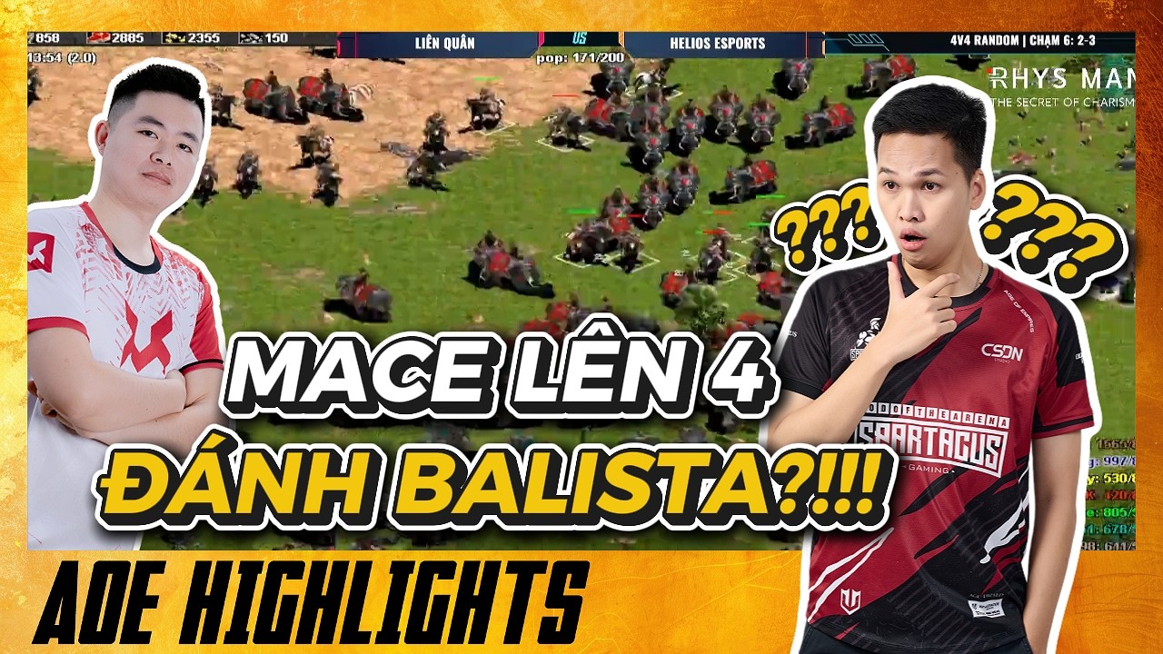 VOI ĐIÊN vs BẸT THẦN - MÃN NHÃN SIÊU PHẨM ĐỜI 4!!! | AoE Highlights #aoe