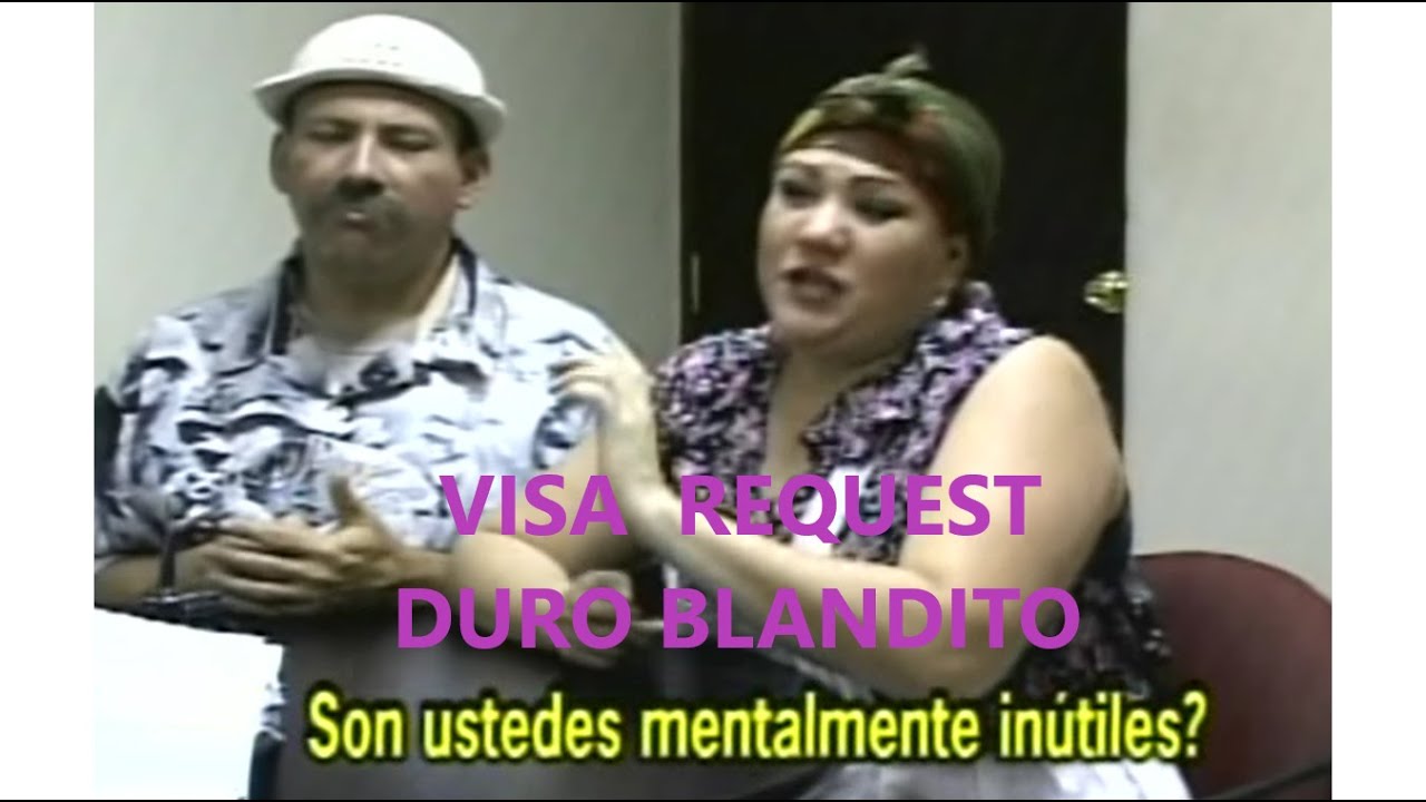 VISA REQUEST, DURO BLANDITO, TENCHIS