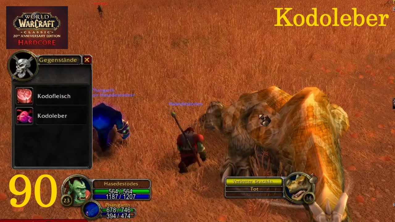 WoW Classic HC ☠️ 90 "Kodoleber ✅👿" Let's Play Deutsch 