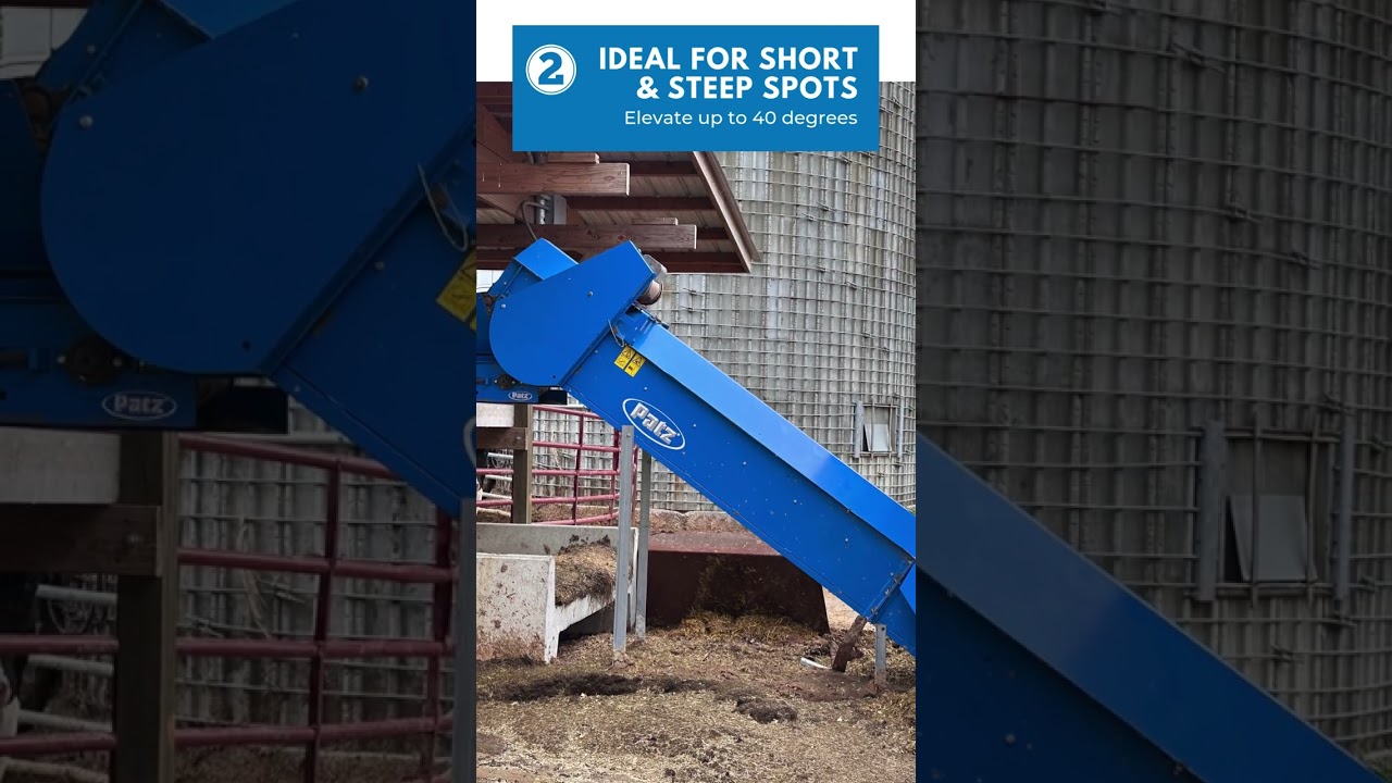 Patz 1630C Chain & Flite Converyor Benefits