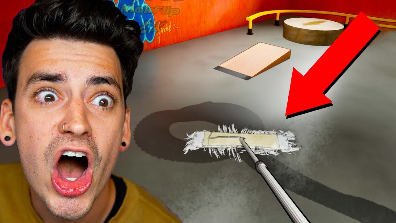 A Skateboarding Game Except You're a MOP... (Mop Skater)
