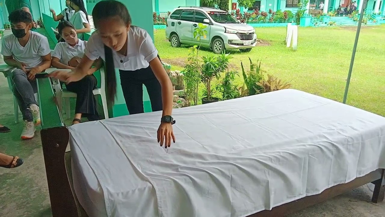BED MAKING ( Traditional Bed Set-up)