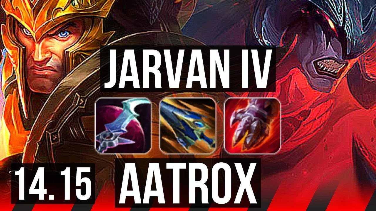 JARVAN IV vs AATROX (TOP) | 68% winrate, 6 solo kills, Dominating | NA Diamond | 14.15