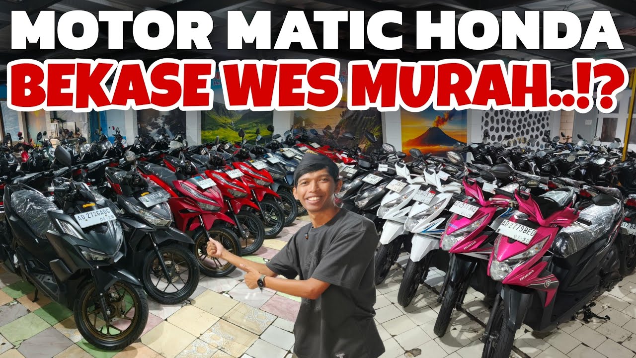 MOTOR MATIC HONDA, BEKASE WES MURAH!? motor bekas murah - ANEKA JASA MOTOR SOLO 