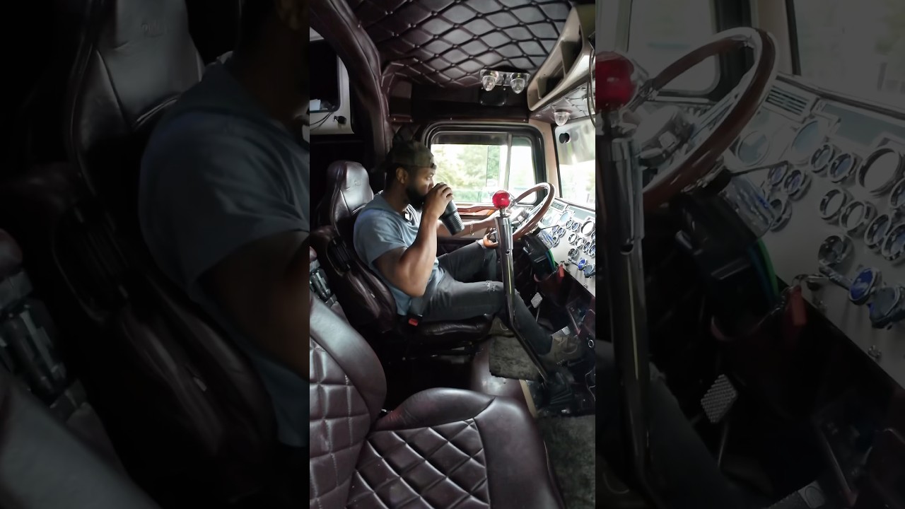 How smooth are you? #peterbilt #trucking #trucker #peterbilt #caterpillar #jakebrake #smoothoperator