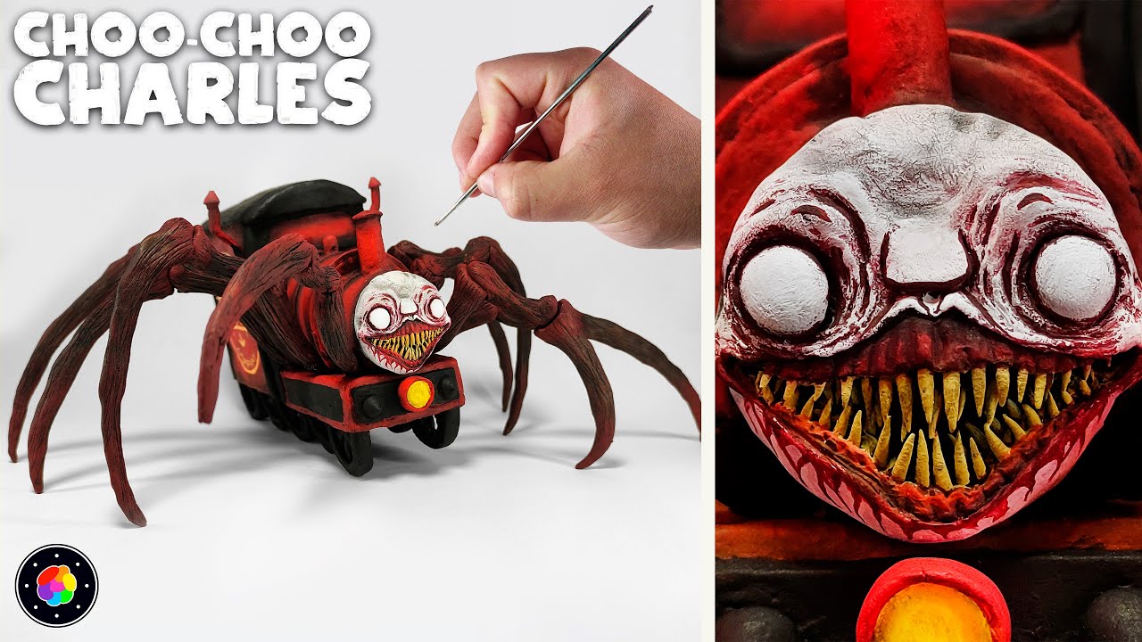 Como hacer a CHARLES (Choo-Choo Charles) de plastilina / Clay / How to | PlastiVerse