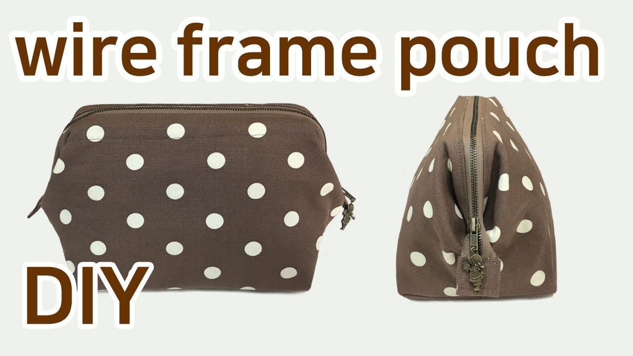 프레임파우치 만들기/Wire frame pouch/How to make wire frame pouch/Drahtrahmentasche