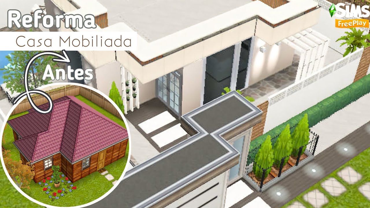 Reforma da casa mobiliada 🛠🏡 The Sims Freeplay/Caio Sims