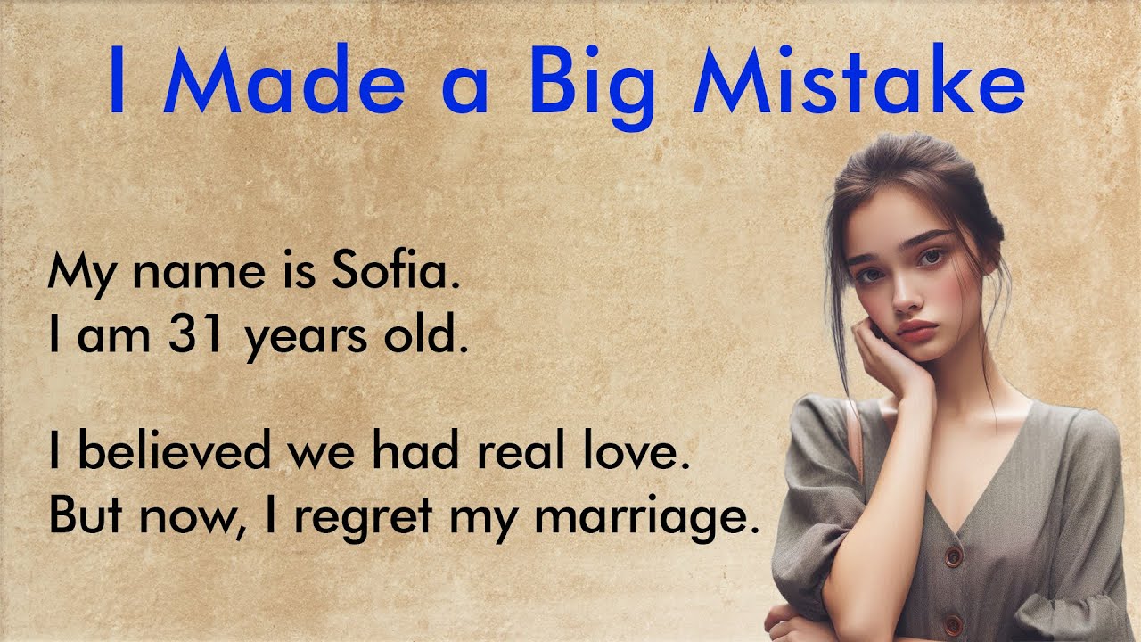 I Regret My Marriage ✅ A Story That Will Make You Cry (A1–A2 Level) ✅