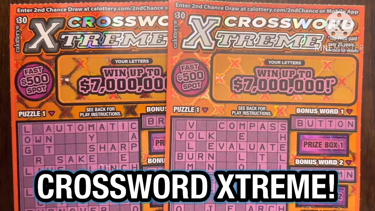 КРОССВОРД ЭКСТРИМЕР! CA Scratchers