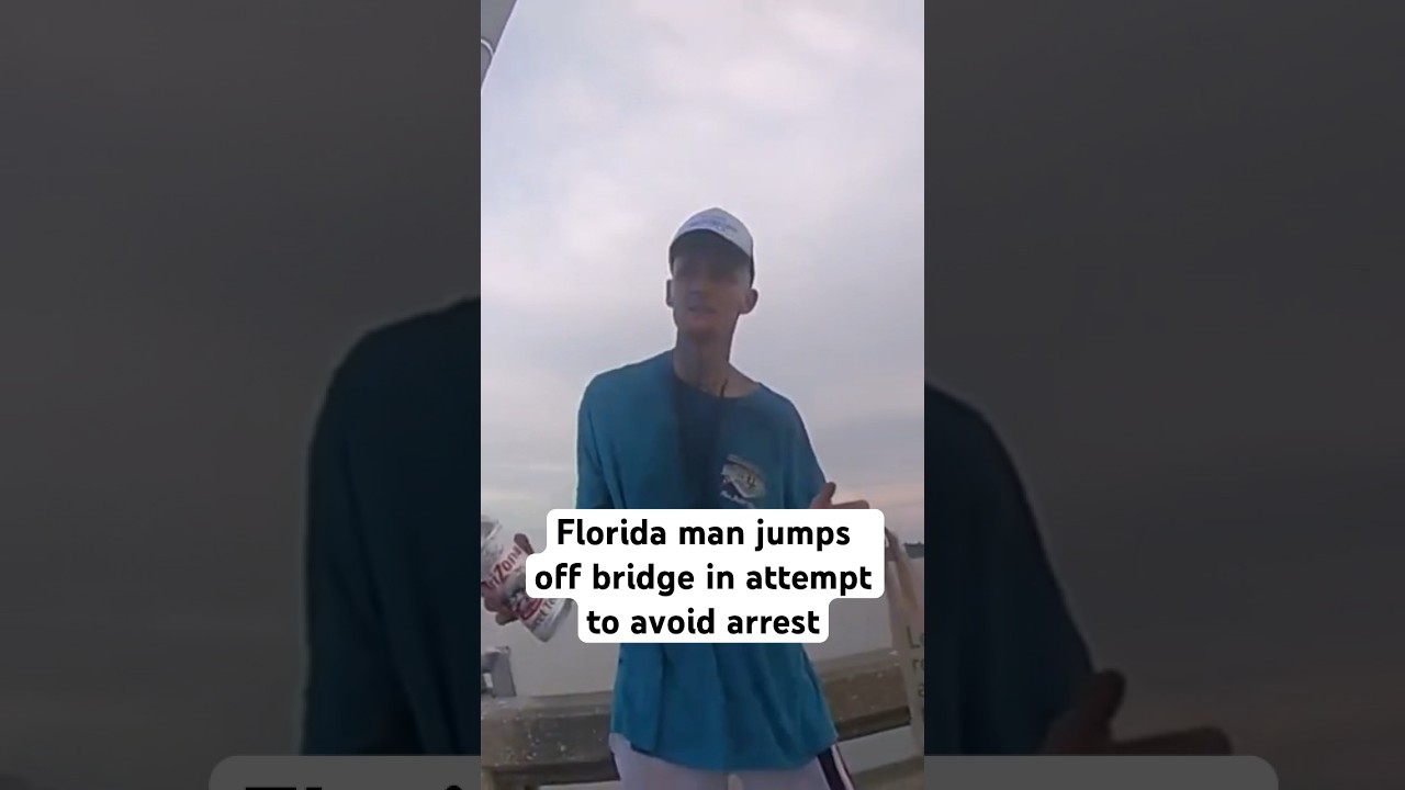 Florida man jumps off bridge in attempt to avoid arrest