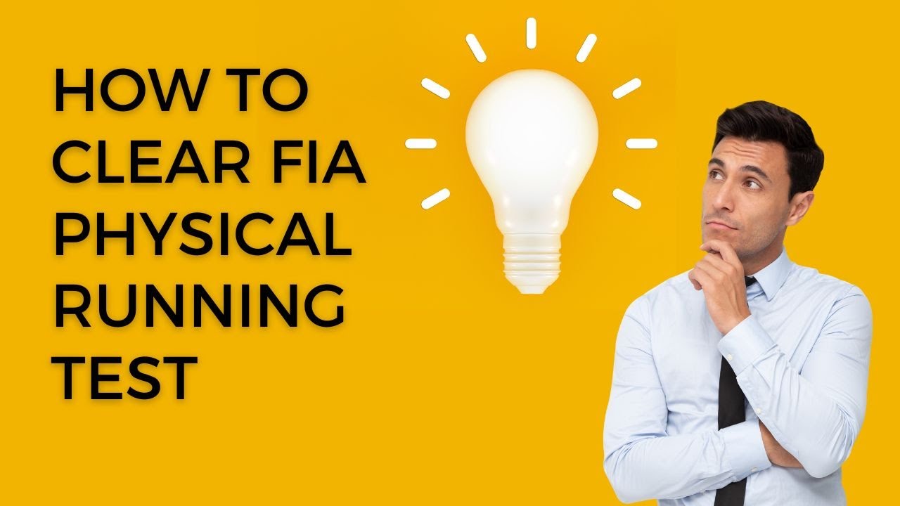 FIA Physical Test Tips and Tricks Razakabad training center 1600 meter in 7 min