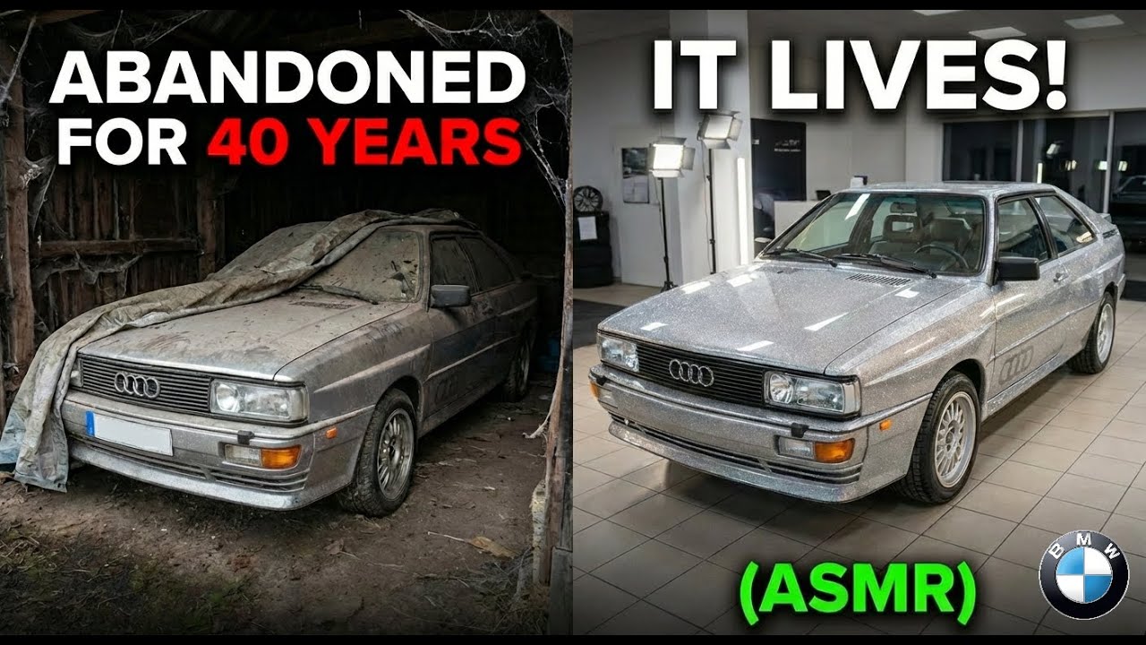 Abandoned for 40 Years: Restoring a Rare 1984 Audi UR-Quattro (Satisfying ASMR)