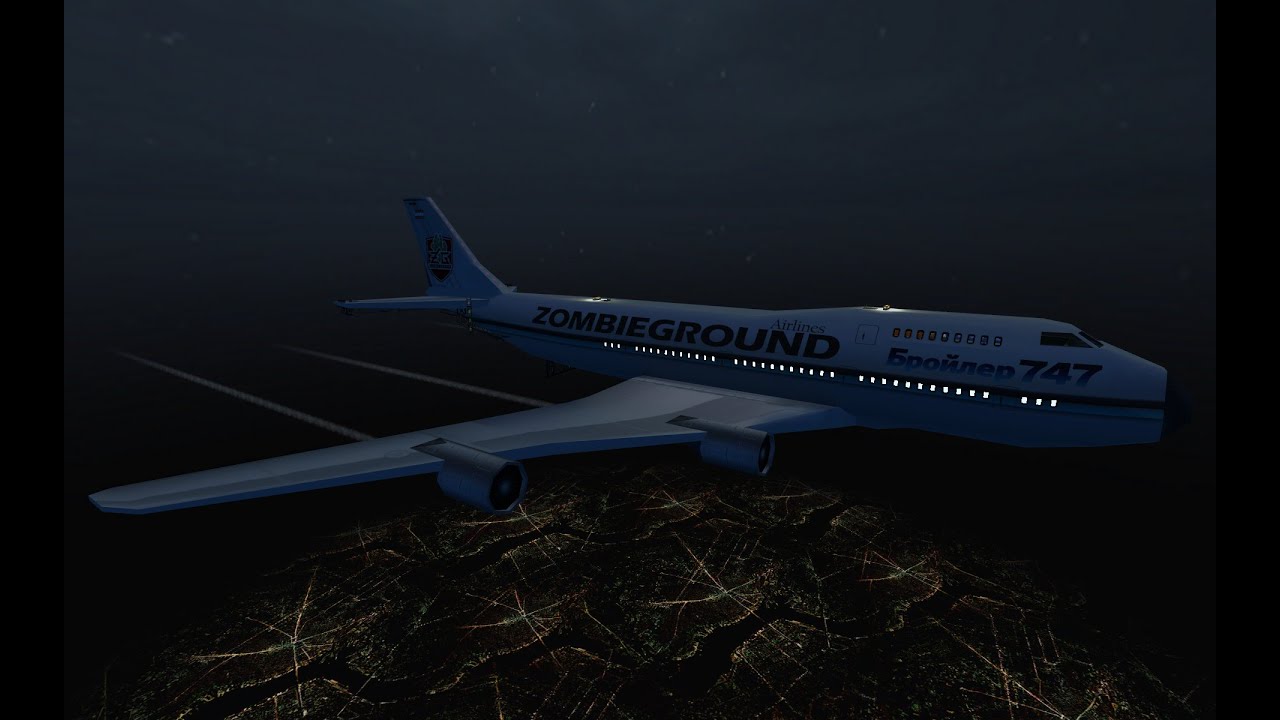 Humans fight zombies on a plane! Counter Strike 1.6 Zombie Biohazard gameplay on zm_747_small_b3_zg