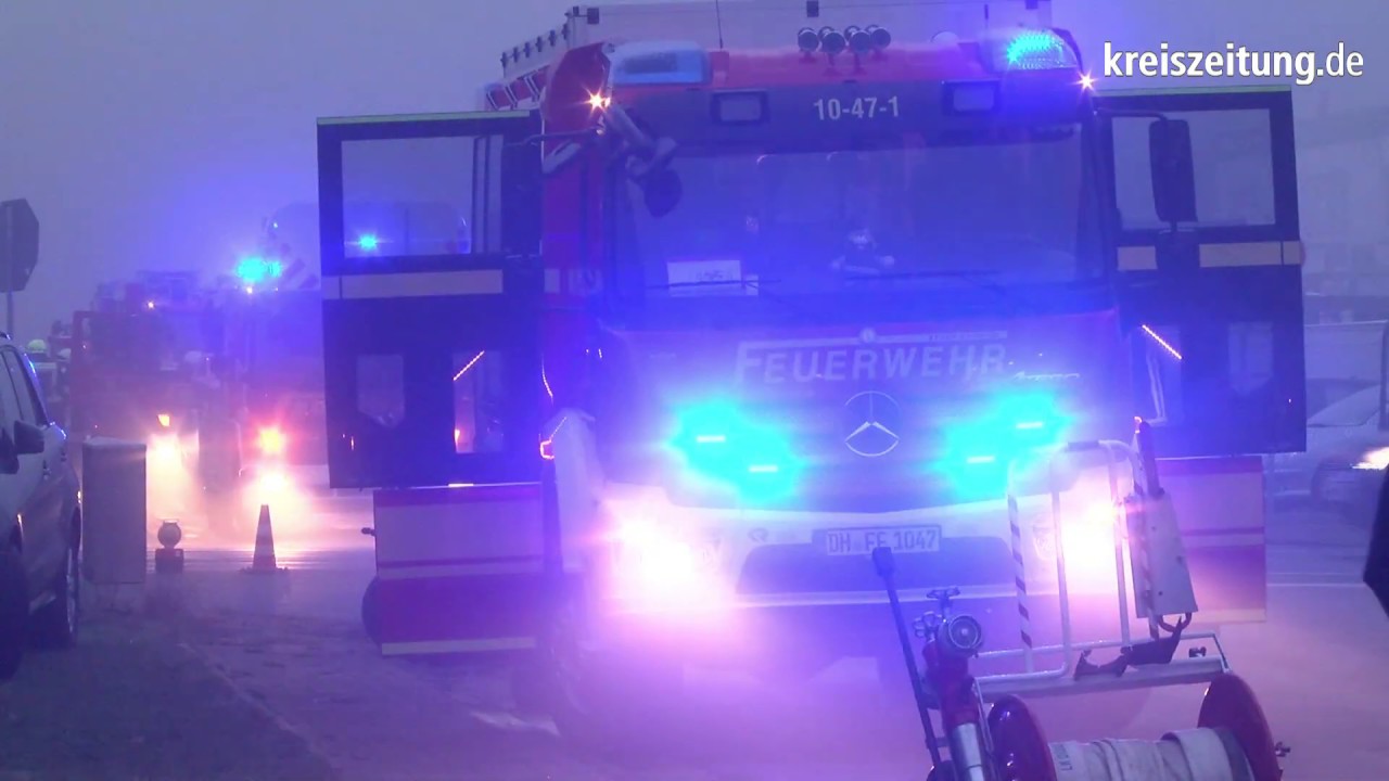 Feuer in Druckerei in Stuhr