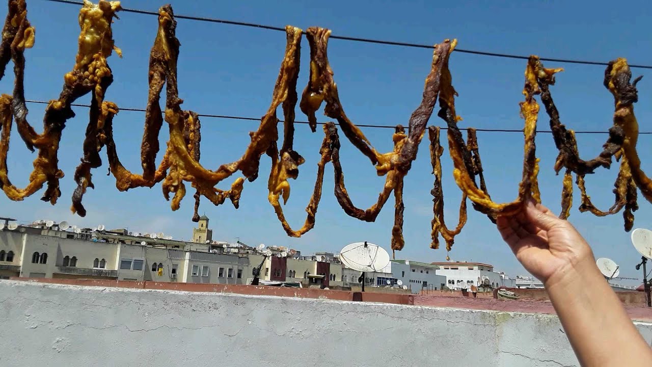 القديد - الكديد بطريقة لالة بهيجة ( اللحم المجفف)