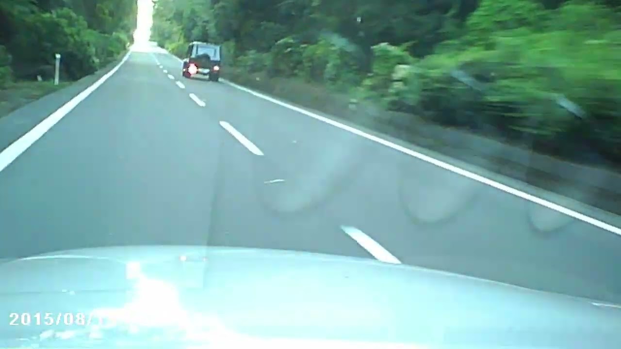 【危険運転】反対車線を走行する車両【伊豆スカイライン】