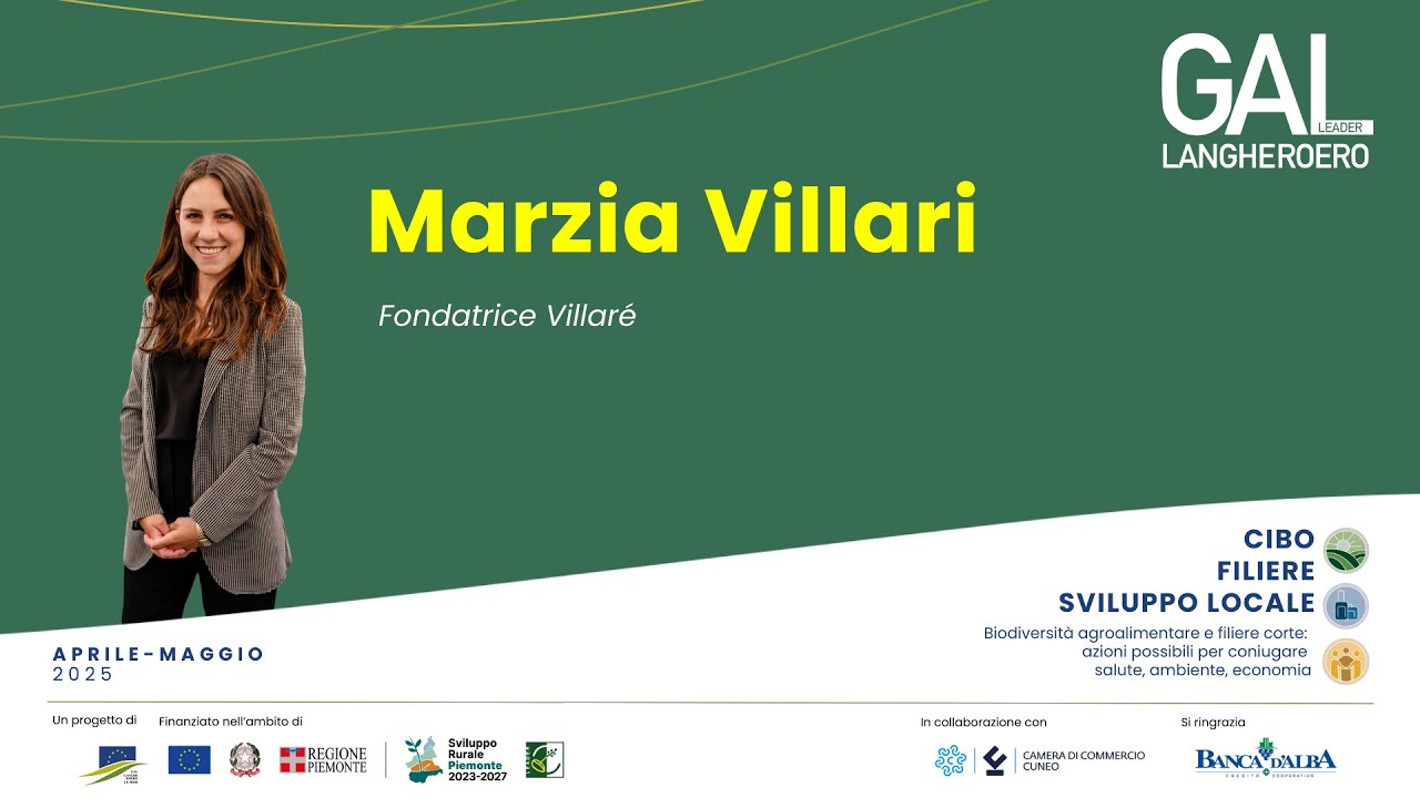 Marzia Villari | Opportunit&agrave; per aziende agricole in evoluzione