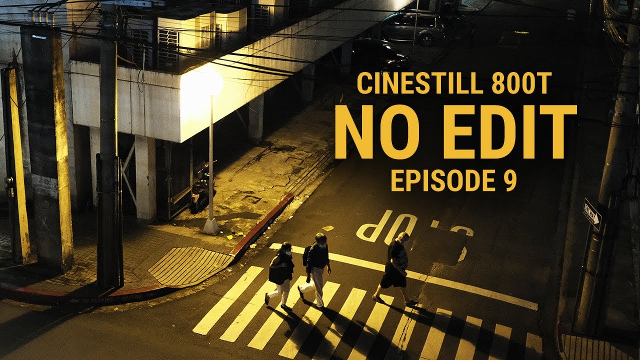 No Edit Ep 09 - CineStill 800T Night Street Photography PoV with Fuji 23mm f2 (JPEG Recipe)