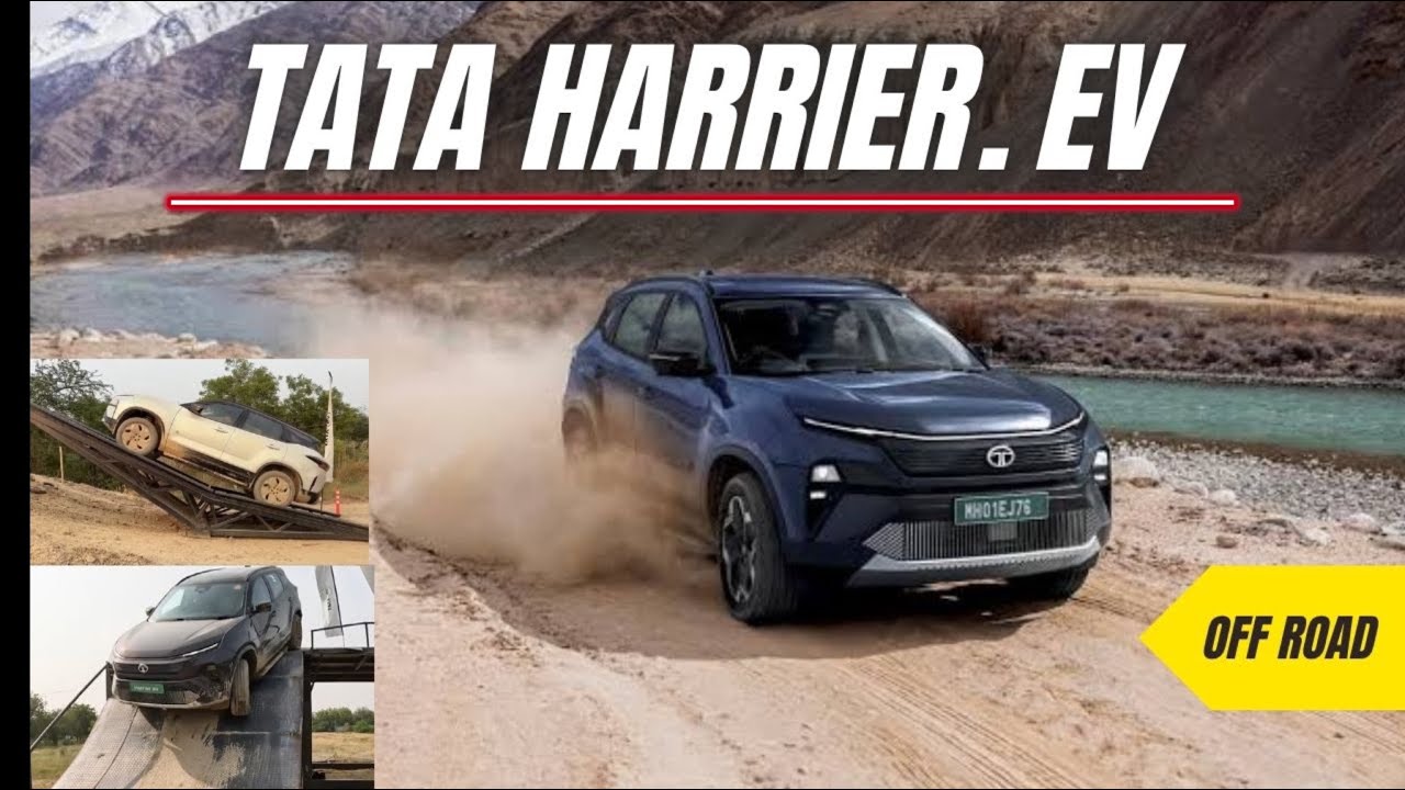 Off-Roading in Tata HARRIER EV - 4x4 #harrierev #tata #as #automobile #offroad #india #tataharrier