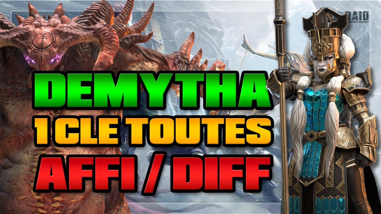 DEMYTHA for 1 key ALL difficulties and all affinities | IMAX 3D Remastered Version