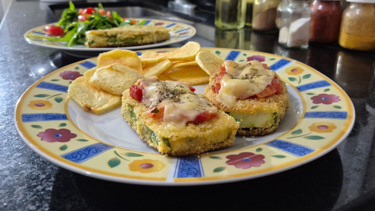 Cómo Hacer Milanesas de Zucchini (Calabacin) Caseras | Crujientes, Tiernas y Muy Fácil!!!