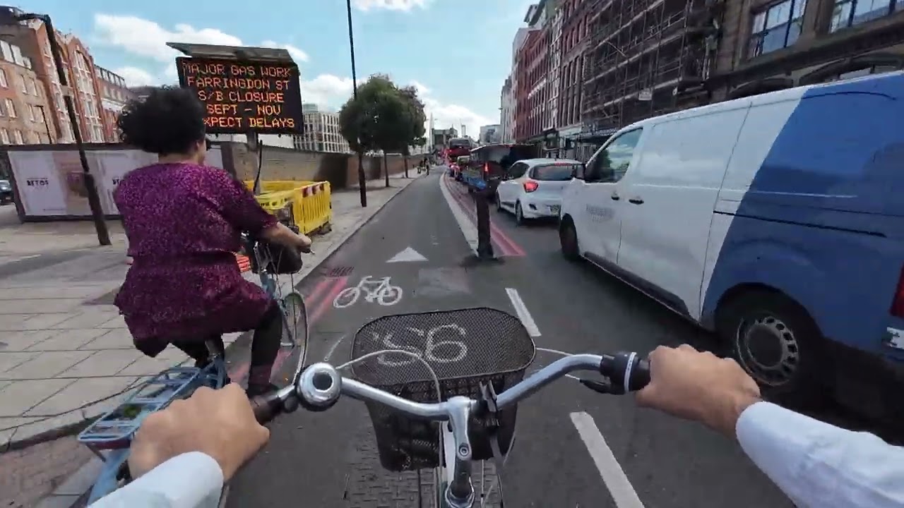 Borough Market'e eşimle bisiklet sürdük🦐🍕Londra 2025