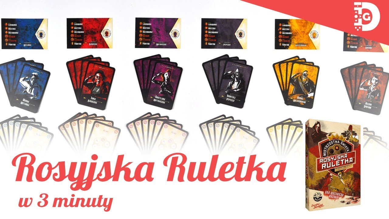 Rosyjska Ruletka (Black Monk Games) - zasady gry w trzy minuty