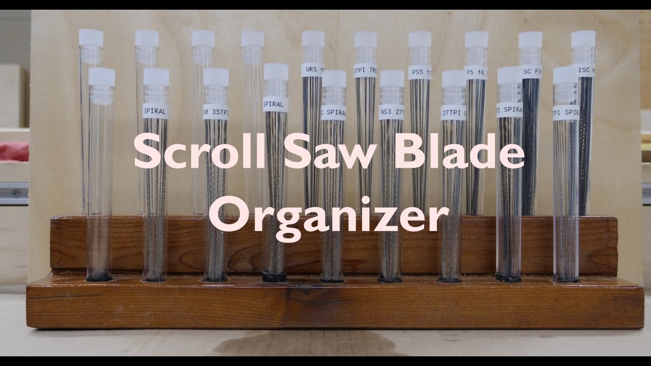 Scroll Saw Blade Storage Solution EASY Project!