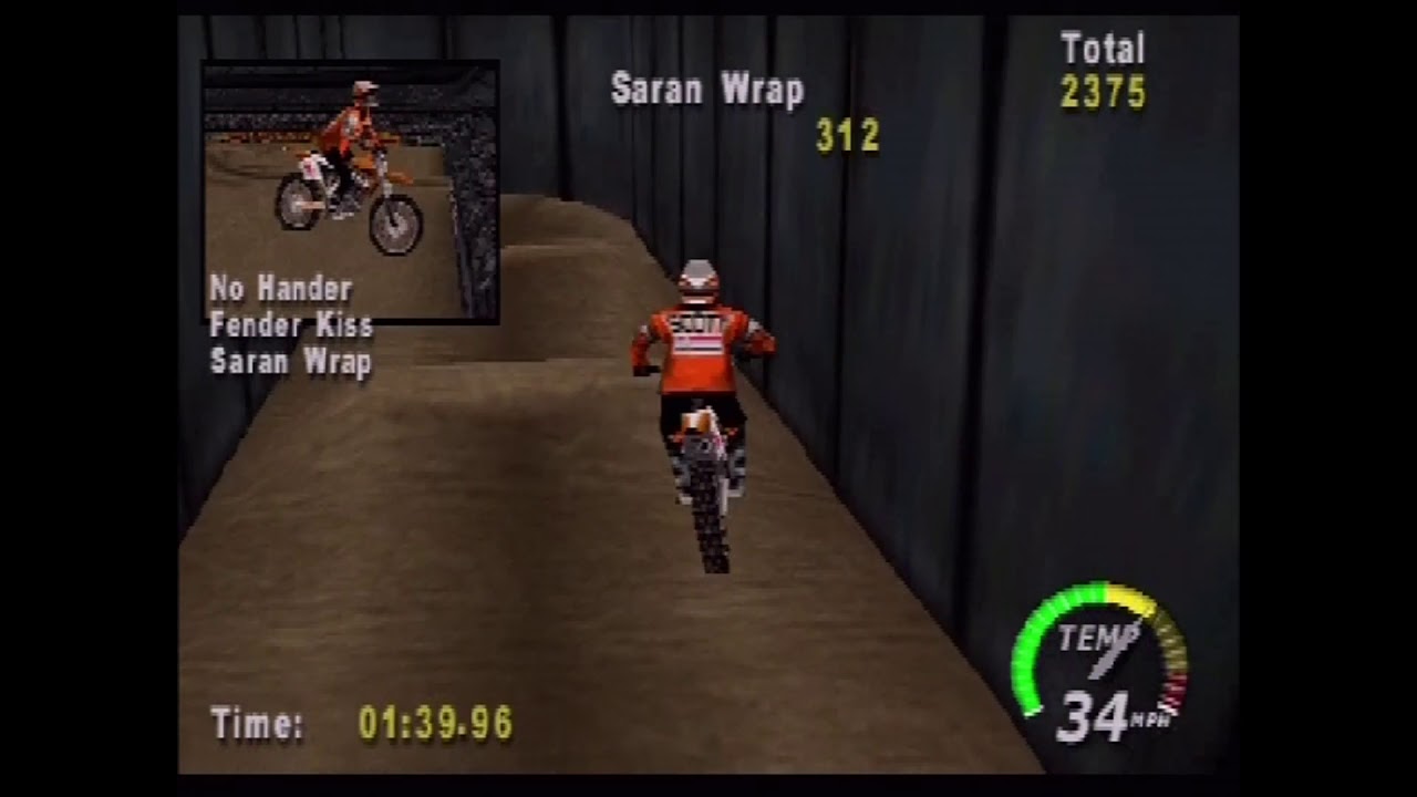 Excitebike 64 - Stunt Course Mode (Actual N64 Capture)