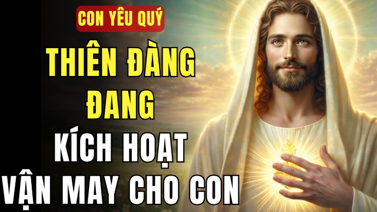 🔴 CON YÊU QUÝ — THIÊN ĐÀNG ĐANG KÍCH HOẠT VẬN MAY CHO CON! | THÔNG ĐIỆP TỪ CHÚA