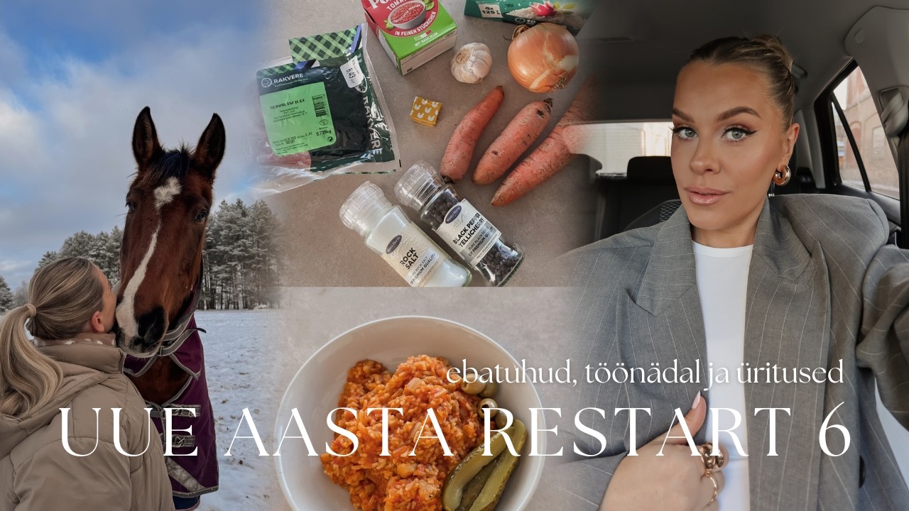 Mul olid esimesed tuhud (?!), katsetan rasedana riideid ja t&ouml;&ouml;n&auml;dal 🫧🌿 | UUE AASTA RESTART 6