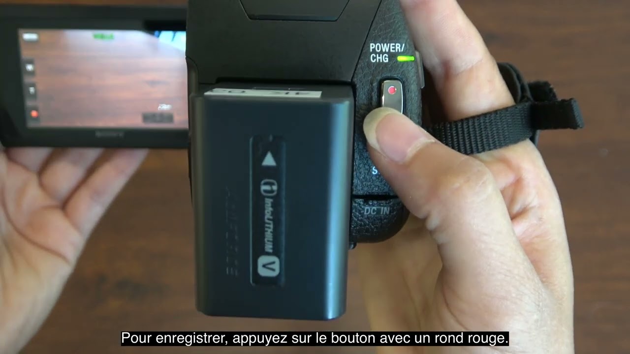 [Matériel - Tutoriel d'utilisation] - Caméra SONY 4K