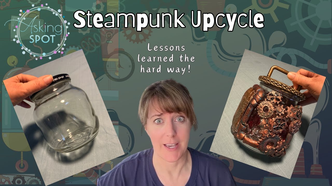 Class JAR Air Dry Clay Steampunk UPCYCLE
